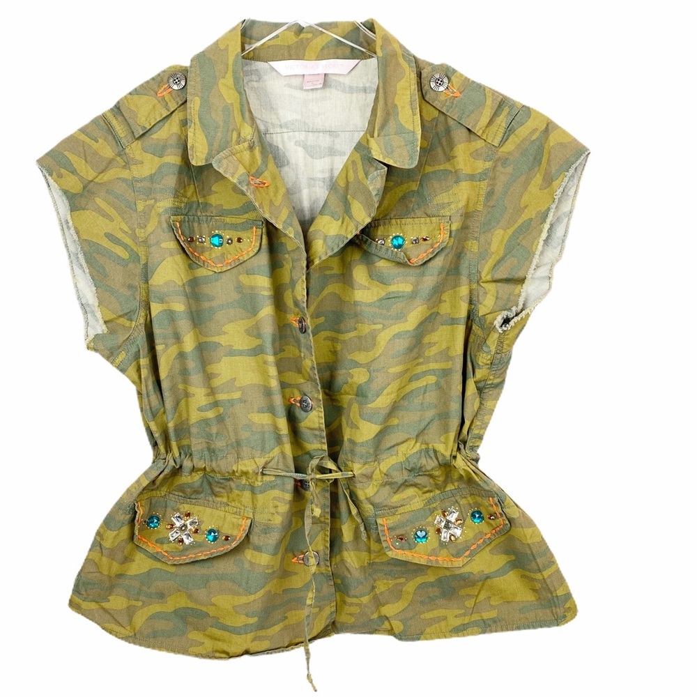 Victoria’s Secret RARE Camo Military Jacket Large